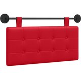  Držeće uzglavlje Zidne Lažna koža - Crvena 80 cm bez LED | shoptok.hr