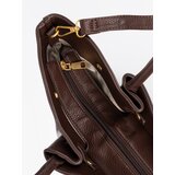Shelvt A capacious bag in dark brown made of eco leather | ePonuda.com