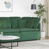  Modularni kutni kauč s jastucima tamnozelene boje 100 cm | shoptok.hr