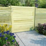  Vrtna vrata od impregnirane borovine 100 x 100 cm | shoptok.hr