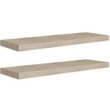 Maison Chic 2 kosi Stenske Police - Viseče police barva hrasta 80x23,5x3,8 cm MDF, (21758648) | Shoptok.si