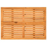  Vrtni stol s pločom od akacijevog drva sivi 105x75x72 cm poliratan - Siva 1 | shoptok.hr