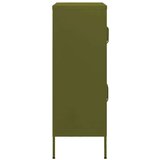 vidaXL Ormarić za pohranu maslinasto zeleni 80 x 35 x 101,5 cm čelični | shoptok.hr