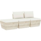 vidaXL Vrtna garnitura iz palet 3-delna z blazinami smrekovina, (20680452) | Shoptok.si
