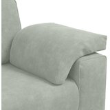  Dvodijelni set sofa s jastucima, svijetlo sivi baršun | shoptok.hr