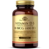 Solgar vitamin D3 iz ulja riblje jetre 400IU 100 kapsula 104490.0 Cene'.'