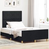 vidaXL Crni Fabrika Okvir Kreveta 120x200 cm | shoptok.hr