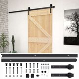  Klizna vrata s priborom za montažu 100x210 cm masivna borovina | shoptok.hr