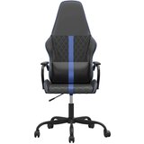  Masažni gaming stol modro in črno umetno usnje | Shoptok.si