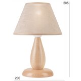  Stona lampa PERA 1xE27/60W/230V bež/buk | Eponuda.com