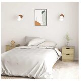  Noćni ormarići 2 kom boja hrasta 40 x 40 x 50 cm od iverice | shoptok.hr