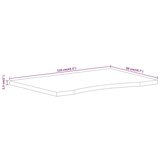 vidaXL Mizna plošča ukrivljena 110x50x2,5 cm trden mangov les | Shoptok.si