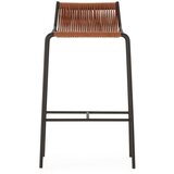 Marckeric Kovinski barski stol v barvi terakote (višina sedeža 65 cm) Emily – | Shoptok.si
