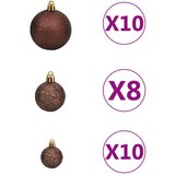  Umjetno božićno drvce 300 LED sa šarkama i kuglicama 300 cm | shoptok.hr