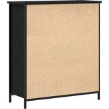 Komoda Crni hrast 70x30x80 cm Igrački drvo i čelik | shoptok.hr