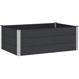 vidaXL Vrtna visoka greda Črna 150 x 100 x 54 cm, (5000287846) | Shoptok.si