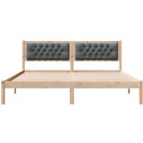  Okvir za krevet Tamno siva 160 x 200 cm tkanina | shoptok.hr