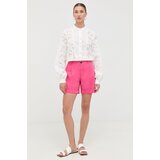 Custommade Bombažna bluza ženska, bela barva | Shoptok.si