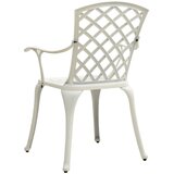  3-dijelni bistro set od lijevanog aluminija bijeli | shoptok.hr