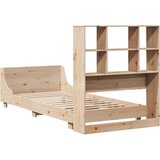vidaXL Posteljni okvir brez vzmetnice 100x200 cm trdna borovina | Shoptok.si