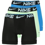 Nike Športne spodnjice kraljevo modra / pastelno zelena / črna