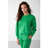 GRIMELANGE Sweatshirt - Green - Regular fit Cene