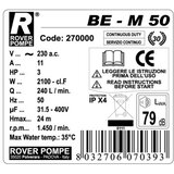 Rover Pompe Pumpa za pretakanje Rover BE-M 50 | ePonuda.com