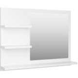 Maison Chic Kopalniško Ogledalo - Zrcalo - Kozmetično ogledalo belo 60x10,5x45 cm iverna plošča, (21698223) | Shoptok.si
