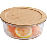 Olimp Sport Posuda staklena sa poklopcem od bambusa 17x7 cm KSP38024 | ePonuda.com