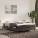  Box spring posteljni z vzmetnico temno siv 140x190 cm žamet, (20738536) Cene