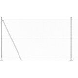  Vanjska lančana ograda s betonskom podlogom 10 x 1,4 m Srebrna | shoptok.hr