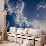  Foto tapeta - Starry Clouds and Delicate Light Over a Corner of the Sky 400x280 | shoptok.hr