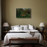  Slika - Henri Rousseau – Le Lion ayant faim se jette sur l\'Antilope 120x80 Akustična | shoptok.hr