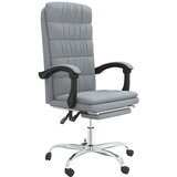  Uredski naslonjač od tkanine svjetlosivi | shoptok.hr