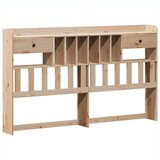 vidaXL Knjižna postelja brez vzmetnice 180x200 cm trdna borovina | Shoptok.si