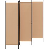  5-Panelni Pregrađivač Bež 250 x 180 cm Tkanina | shoptok.hr