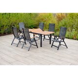 Gardenson VRTNA GARNITURA ASTROS aluminij barve grafita, naravne barve | Shoptok.si