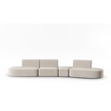 Milo Casa Bež baršunasti sofa s desnim kutom 428 cm Paolo – Cijene