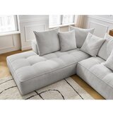 Bobochic Paris Svijetlo siva kutna garnitura od šenila (s desnim kutom/u obliku slova L) Whesley – | shoptok.hr