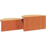  Stolić za kavu 2 pcs Voštano smeđa 79 x 39.5 x 40 cm | shoptok.hr