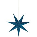 Markslöjd 705487 - Božićna dekoracija VELOURS 1xE14/6W/230V 75 cm plava | Eponuda.com