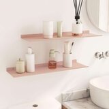  Polica na zidu s policom Zidne 2 pcs Ružičasta 60 x 18 x 2 5 cm - Ružičasta 60 x 18 cm 2 | shoptok.hr