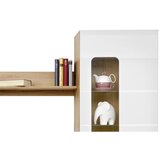 Mömax Dnevni Regal Bailamos, Bela, Barva Hrasta | Shoptok.si