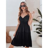 DStreet Sukienka midi MISSBREEZE czarna | shoptok.hr