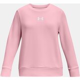 Under Armour Sweatshirt UA Rival Terry Crew -PNK - Girls Cijene