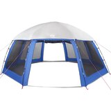  Šator za bazen s uklonjivim letvicama i mrežastim stjenkama Plava 612 x 612 cm | Shoptok.si