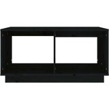  Klubska mizica črna 80×50×40 cm trdna borovina, (20712497) | Shoptok.si