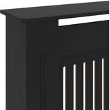  Pokrov za radijator konstruirano drvo crni 205 cm | shoptok.hr
