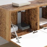 TV zidni ormar Zidne 2 pcs Staro drvo 39 x 31 x 29,5 cm | shoptok.hr