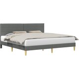  Krevetna konstrukcija Tamnosiva 180 x 200 cm Tkanina | shoptok.hr